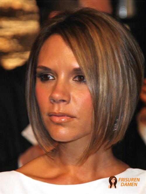 Abgerundeter Bob für Frauen über 50 mit harmonischer Kopfform