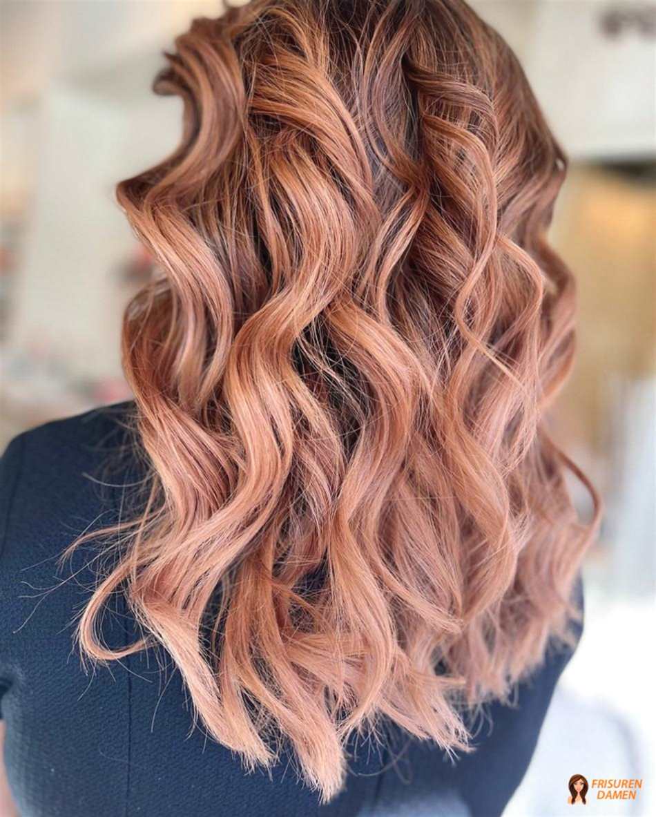 Balayage für rotes Haar