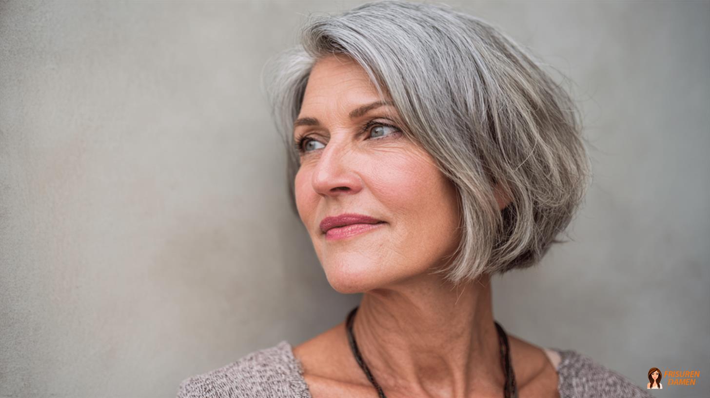 Bob mit das Gesicht umrahmenden Stufen