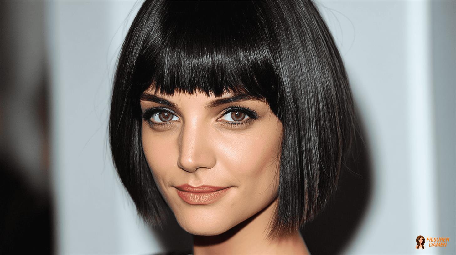 Bob mit geradem Pony