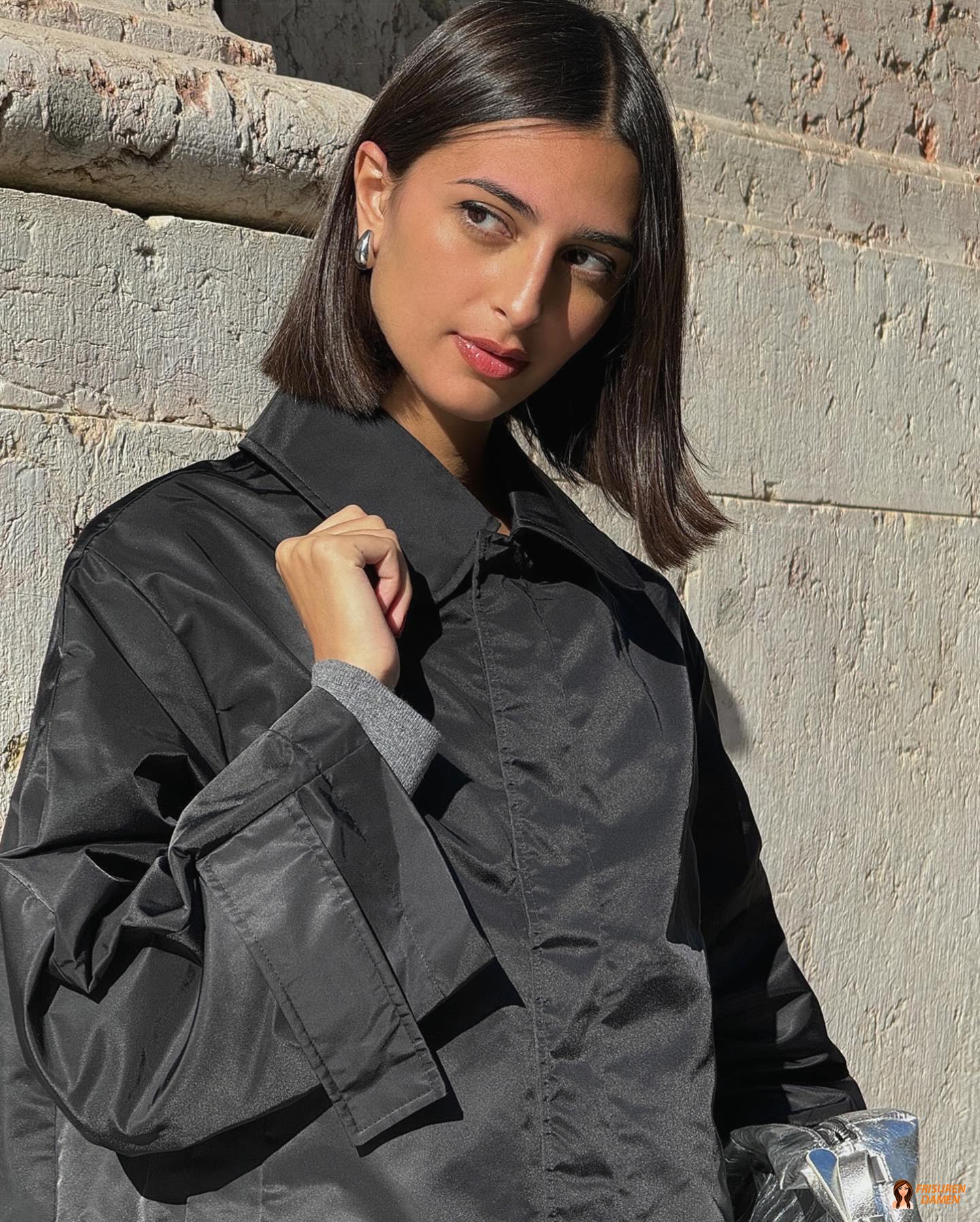 Bob mit Seitenscheitel