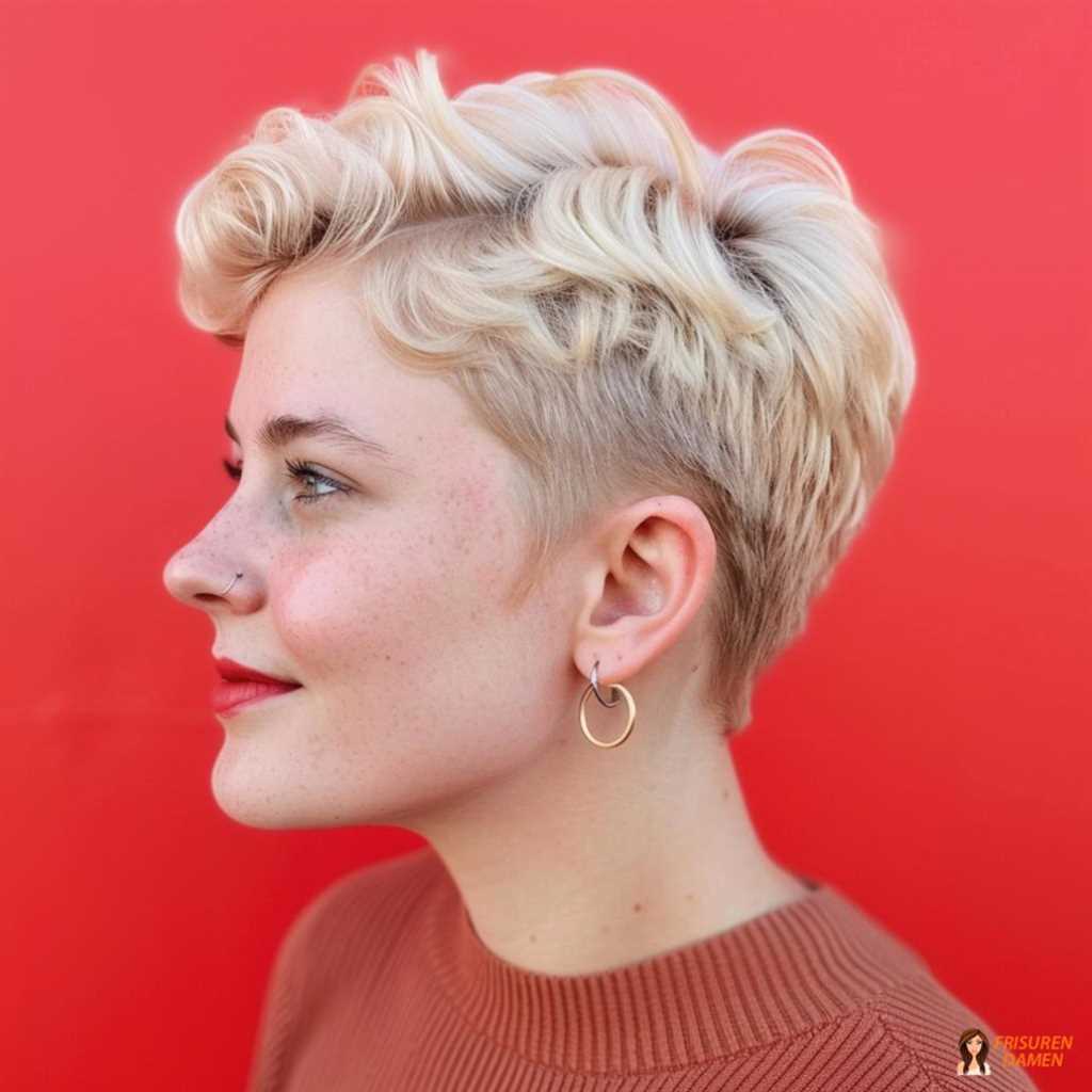 Charismatische Lockenmähne für Damen mit kräftigem Volumen