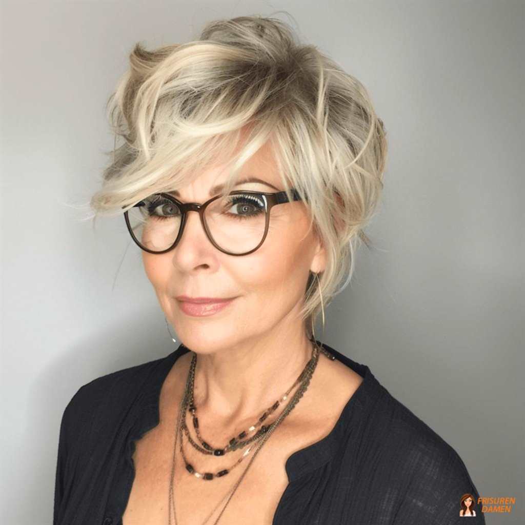 Charmante Wellen für halblange Frisuren ab 60