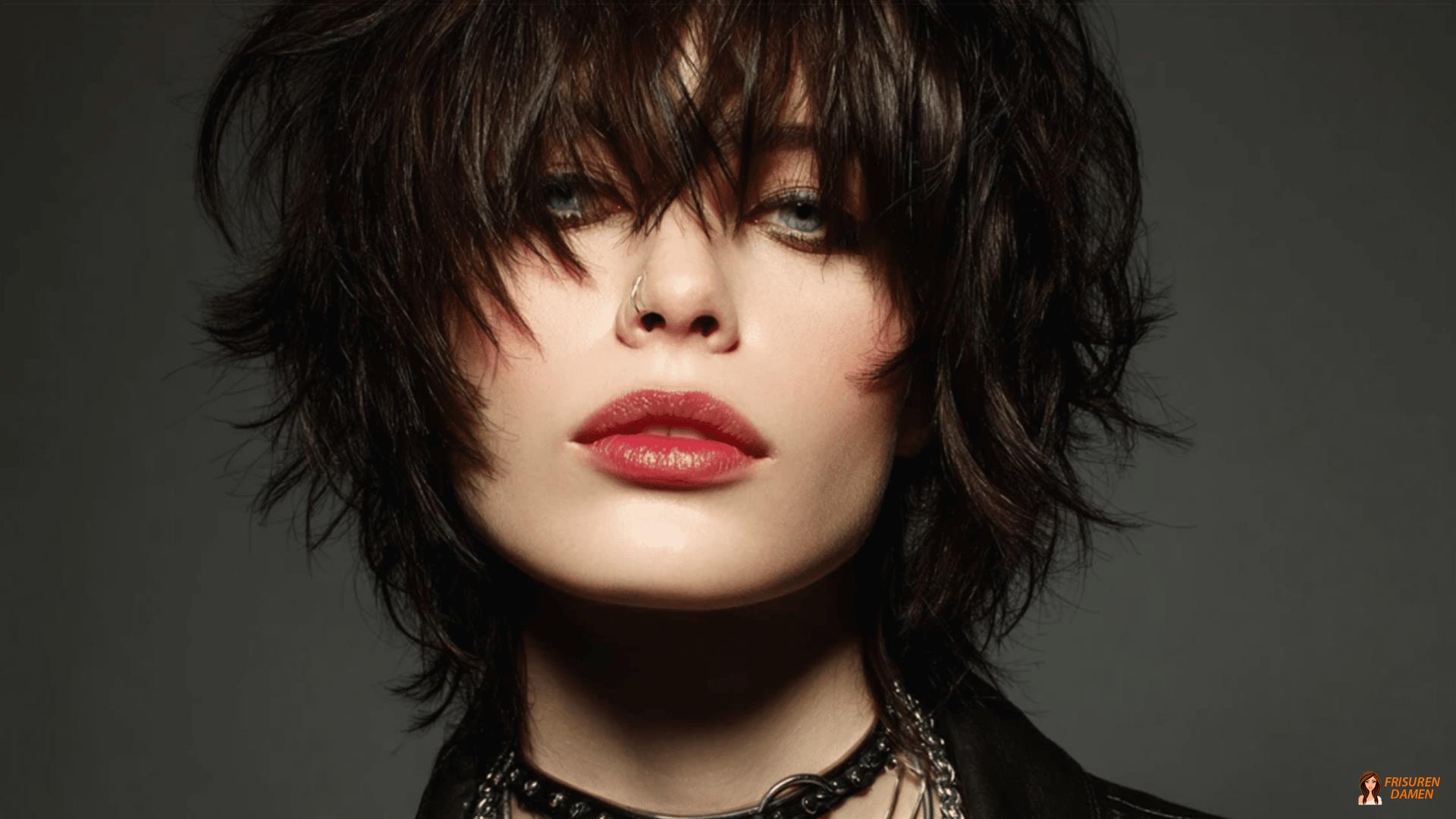 Coole und kantige Shag-Frisuren für Frauen