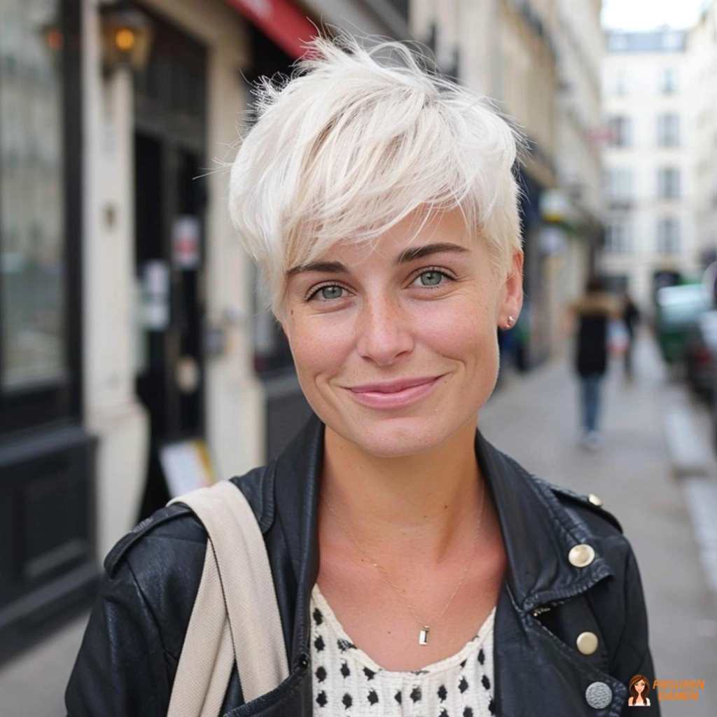 Undercut Pixie für Damen mit starkem Ausdruck und modernem Styling