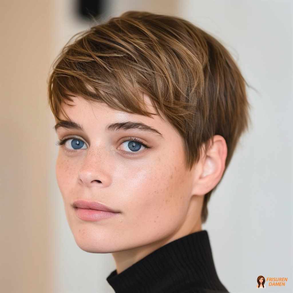 Eleganter Boy-Cut mit weicher Kontur und modernem Finish