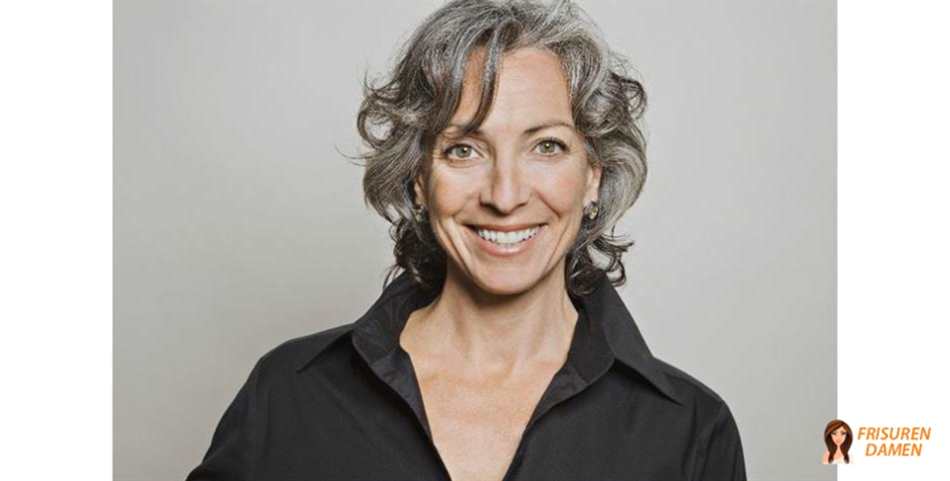 Fonda-Schnitt mit grauen Locken