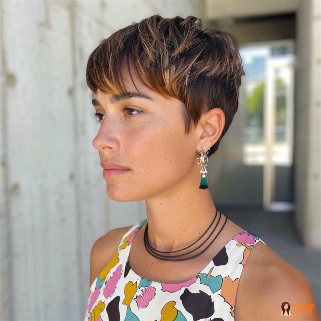 Frecher Undercut mit texturierter Oberpartie für einen modernen Kontrast