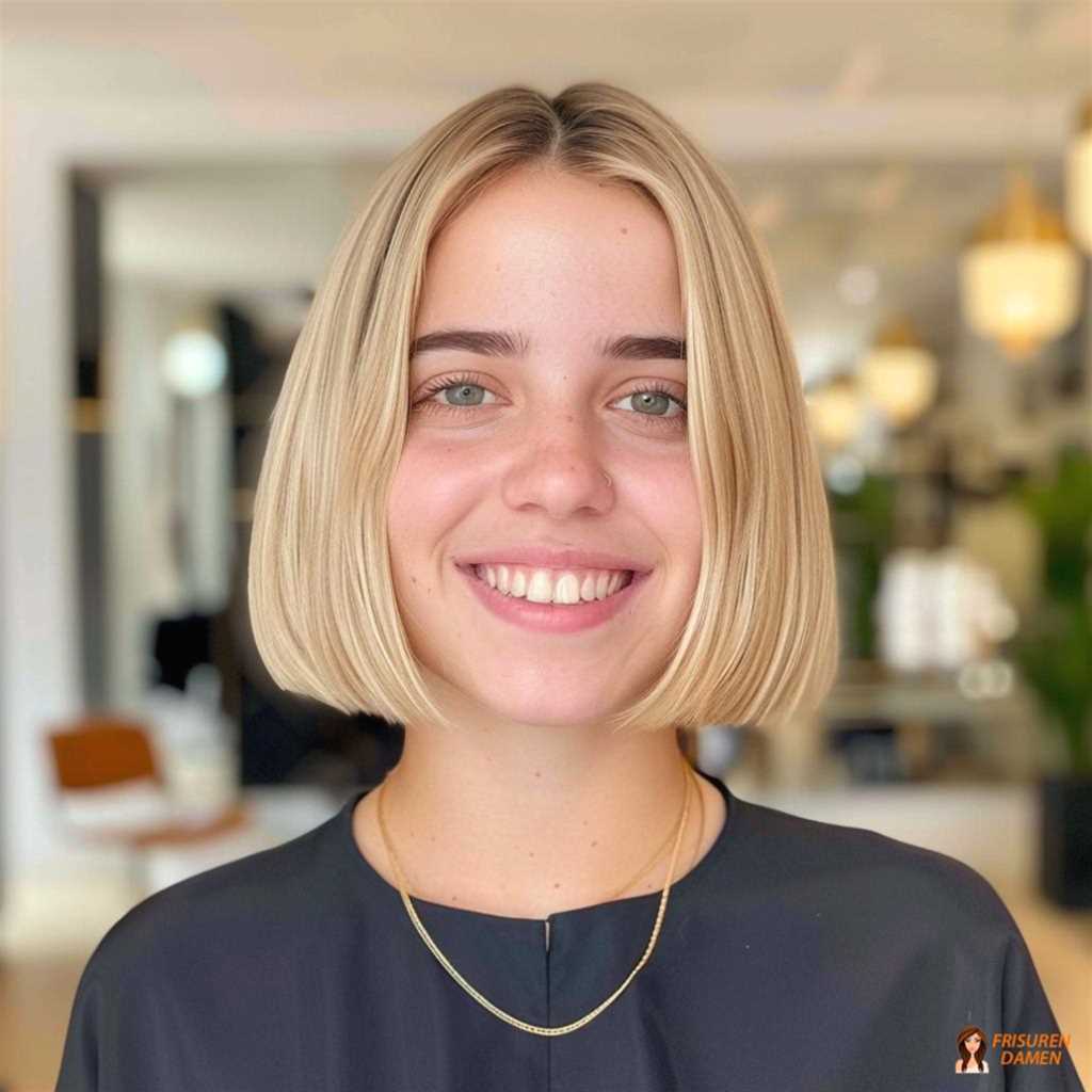 Der fröhliche Bob für Frauen, lebendiger Look mit leichtem Schwung und Frische-Effekt