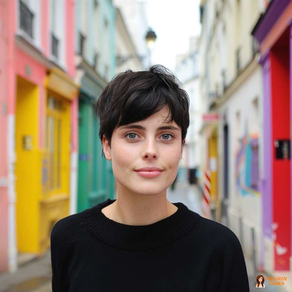 Modern-klassischer Kurzhaarschnitt für Damen mit gepflegtem Stil