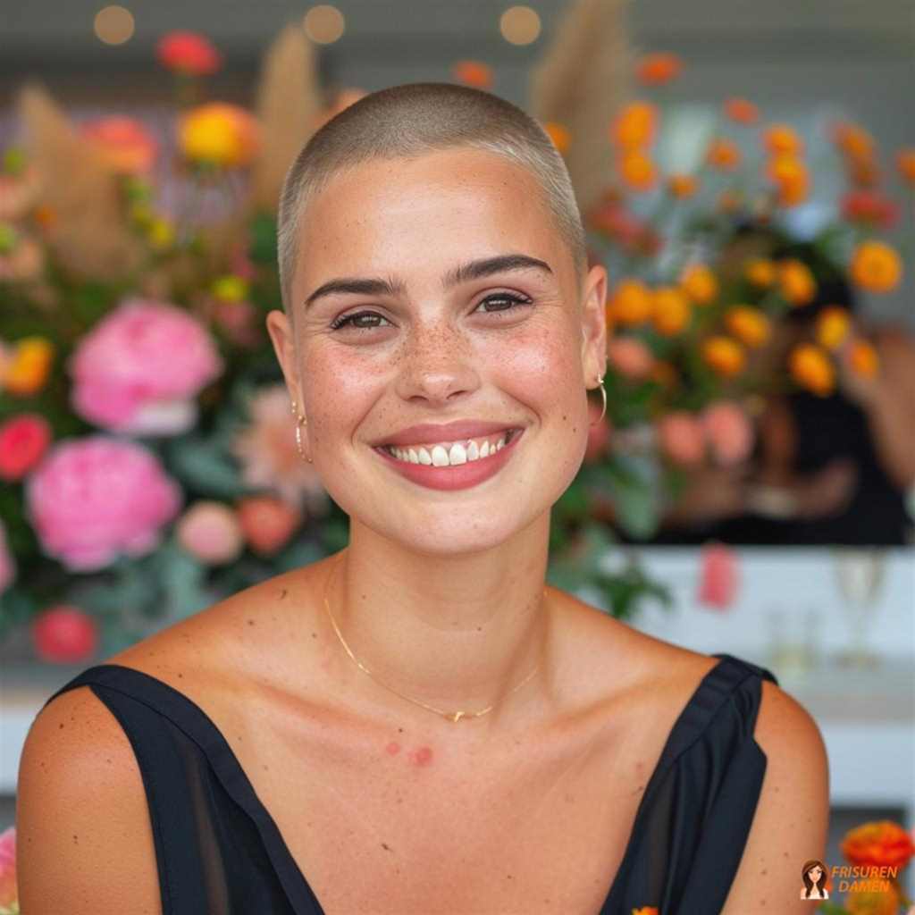 Klassischer Buzz Cut als Referenzlook mit klarer Form und puristischem Stil