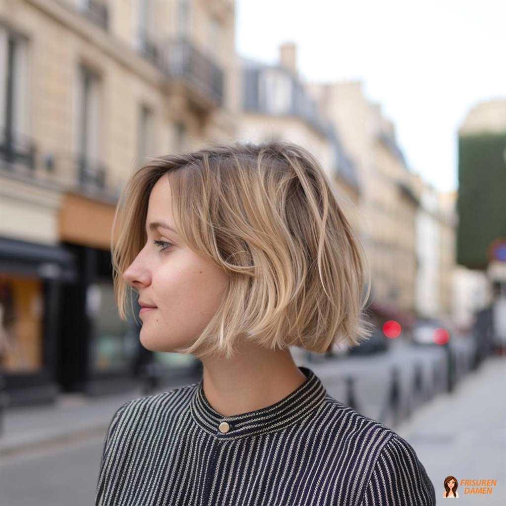 Klassischer gestufter Bob für Damen, zeitloser Schnitt mit klarer Wirkung