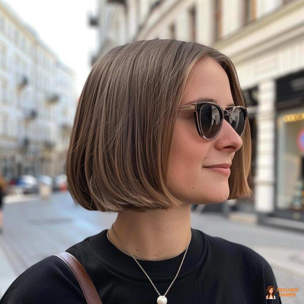 Der moderne Bob für Frauen, zeitgemäßer Schnitt mit Struktur und Style-Effekt