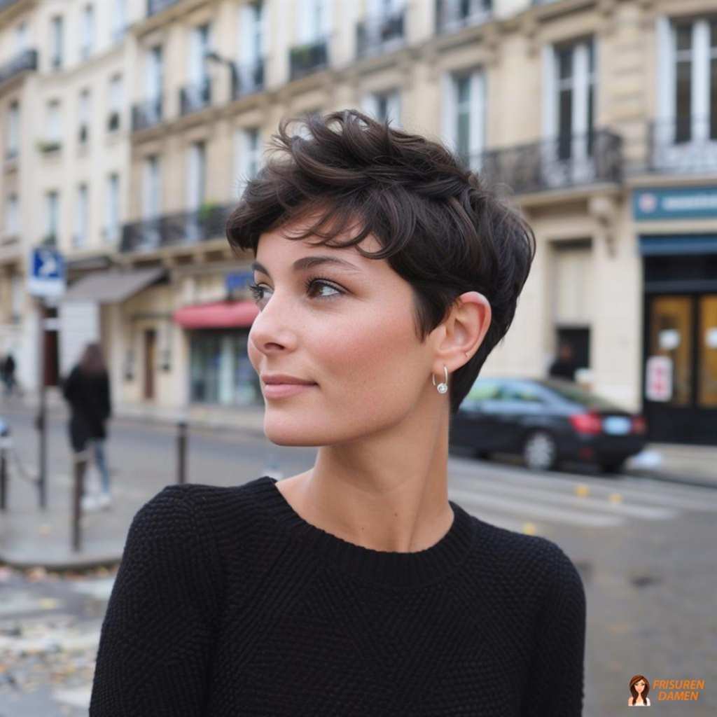 Verspielter Pixie für Frauen mit weicher Kontur und verjüngendem Effekt