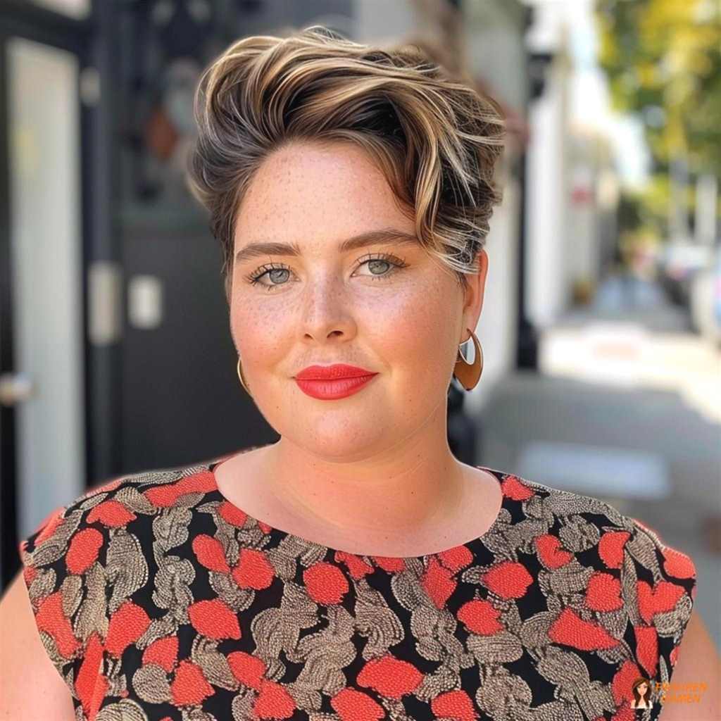 Doppelkinn-Frisuren für mollige Frauen: modern & schmeichelhaft 2026