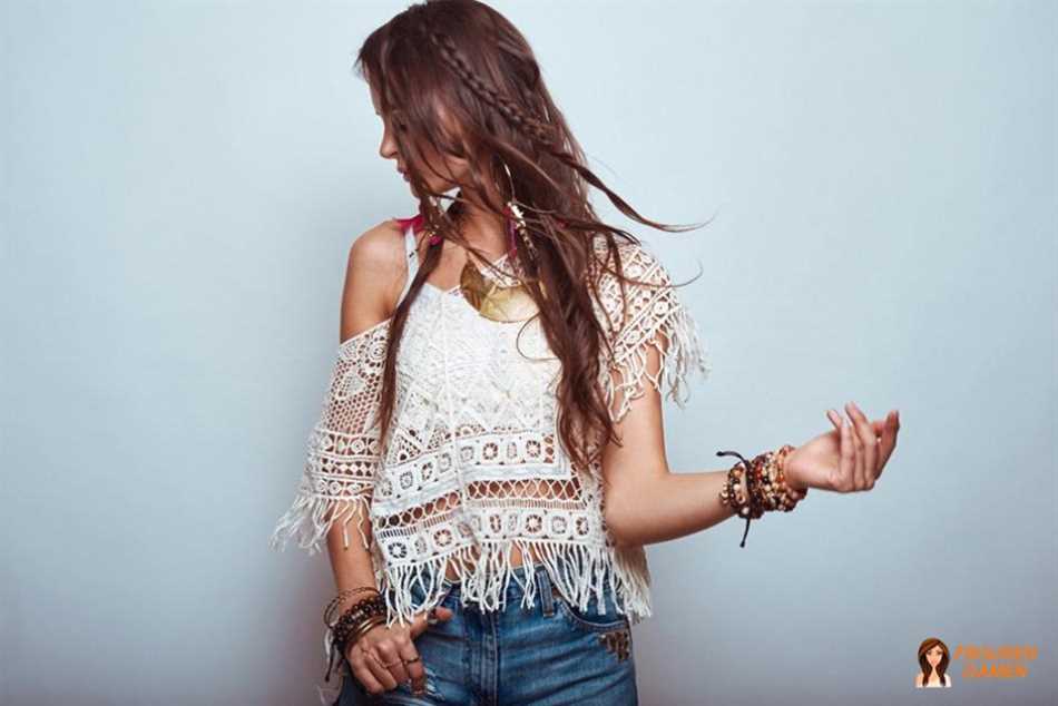 Dünne Zöpfe – leichter Boho-Look für Festivals