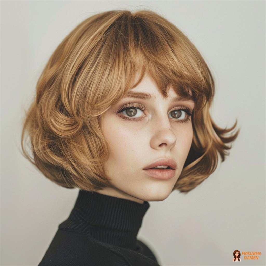 Dunkelbrauner Bob mit Textur und Stufen für natürliche Tiefe und moderne Leichtigkeit