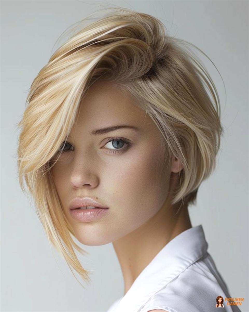 Dunkler Bob für Frauen mit leichter Textur und moderner Ausstrahlung