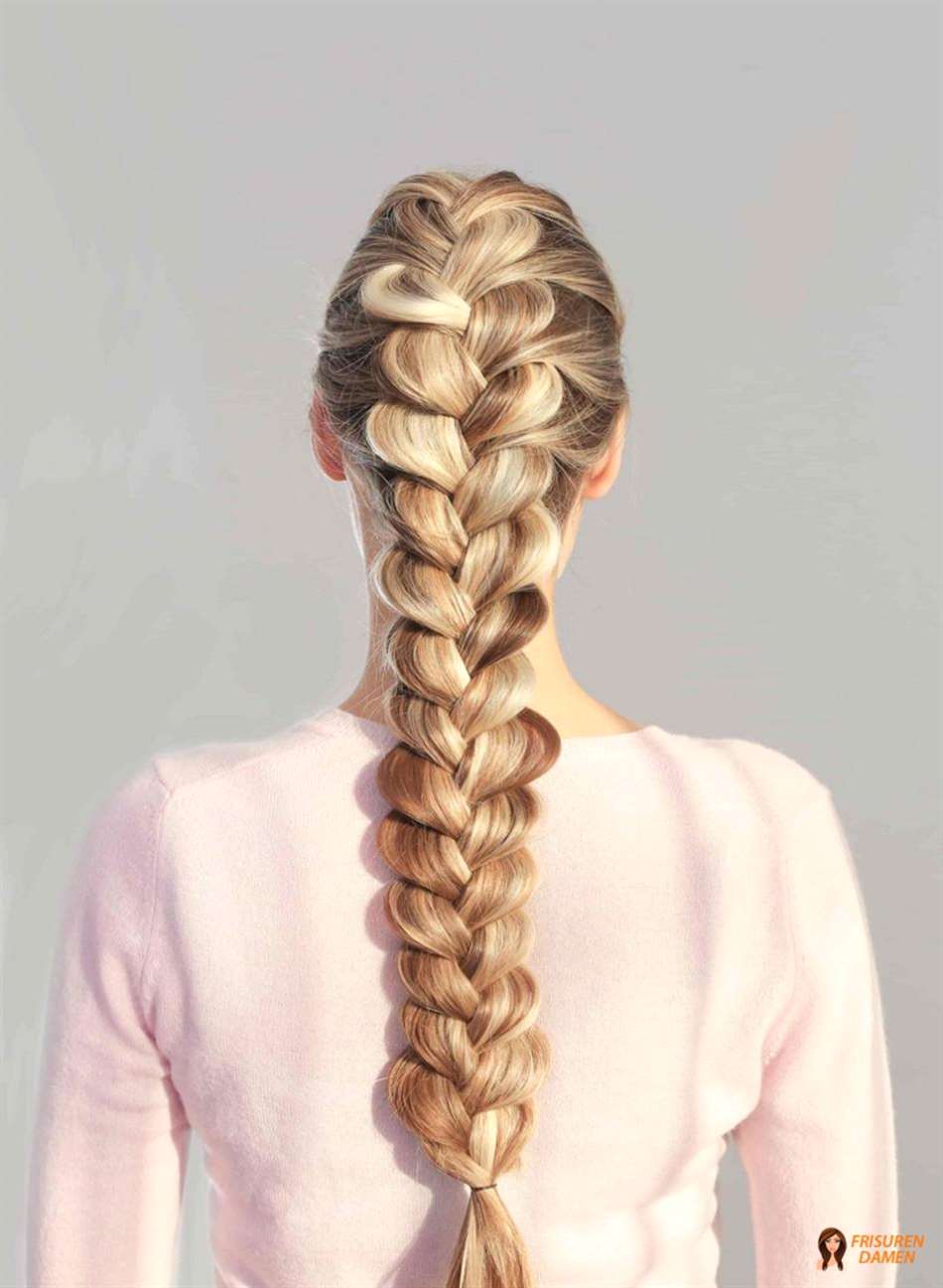 Durchziehzopf – voluminöser Flechtlook für mittellange bis lange Haare