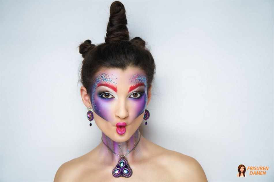 Einhorn-Haarfrisur – kreativer Festivallook mit Statement