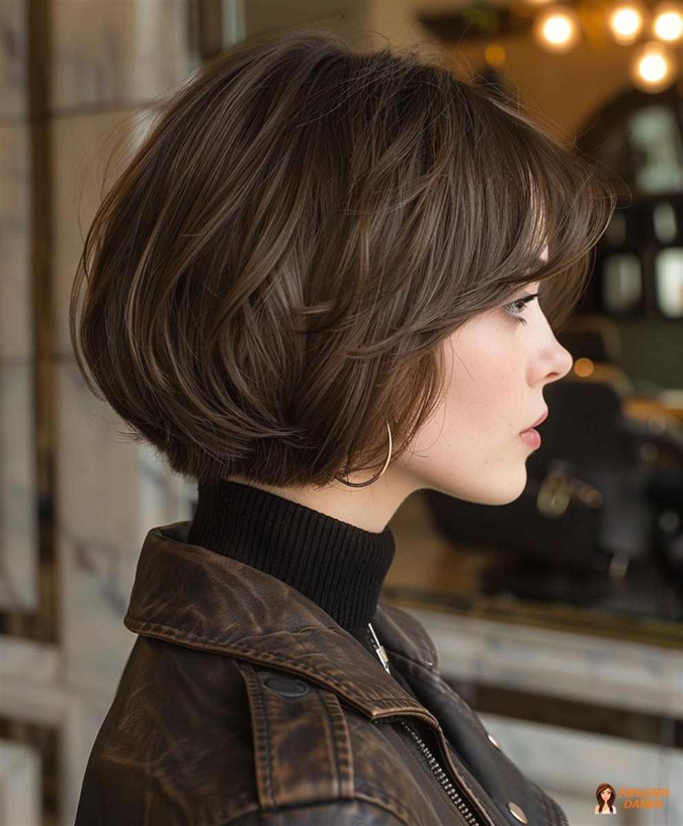 Kurze Bobfrisuren für Frauen: Rückenansicht 2026