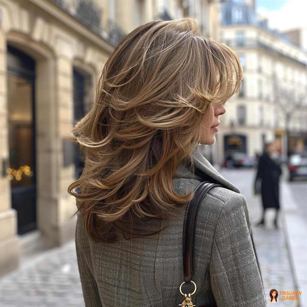 Elegante Lagenfrisur für Frauen ab 50