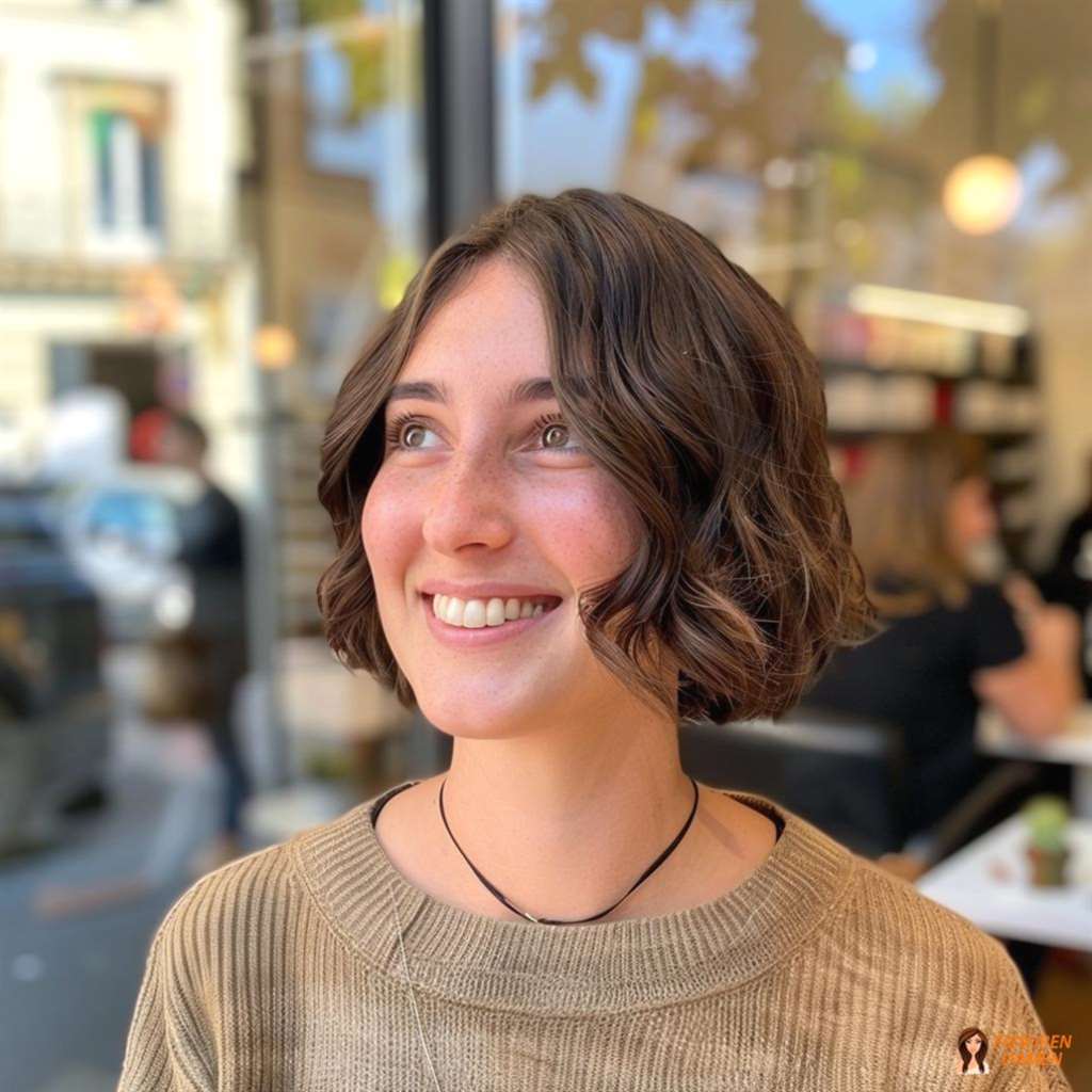 Elegante Wellen in Kurzhaar für Frauen ab 40, weiche Textur mit edlem Effekt