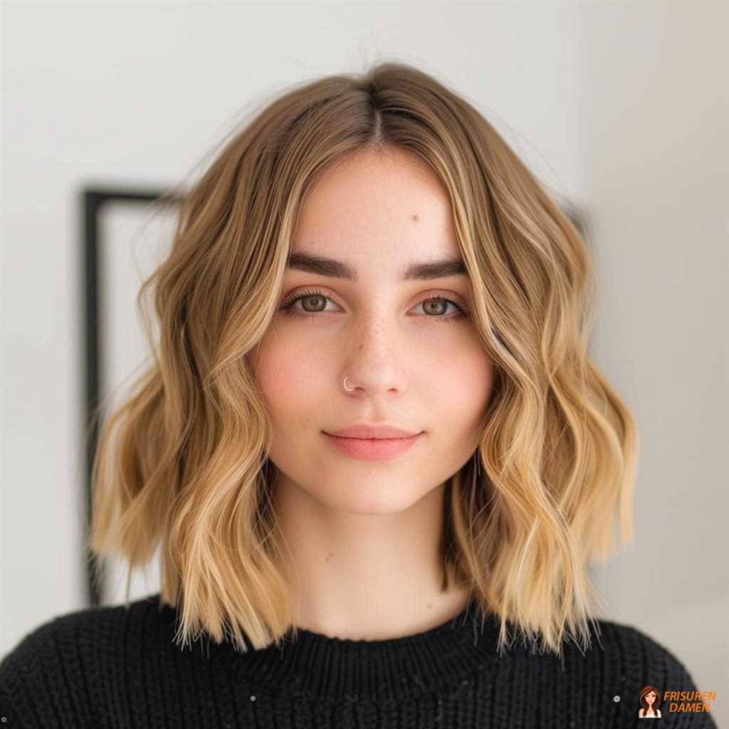 Eleganter blonder Lob für Damen – weich fallend und zeitlos schick