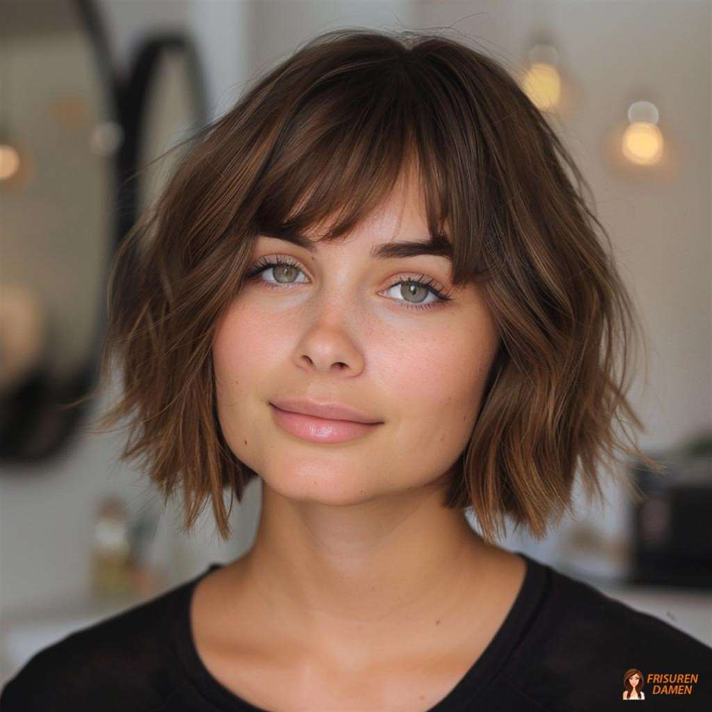 Eleganter Blunt Bob für Frauen ab 60 mit klaren Konturen