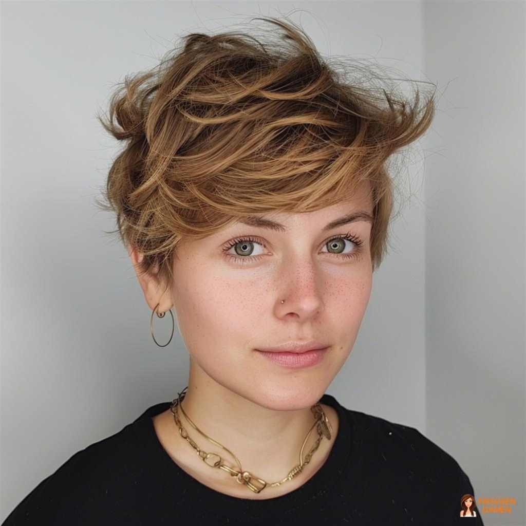 Eleganter Schwung im Haar für Frauen ab 60 ohne Brille, weich und schmeichelhaft