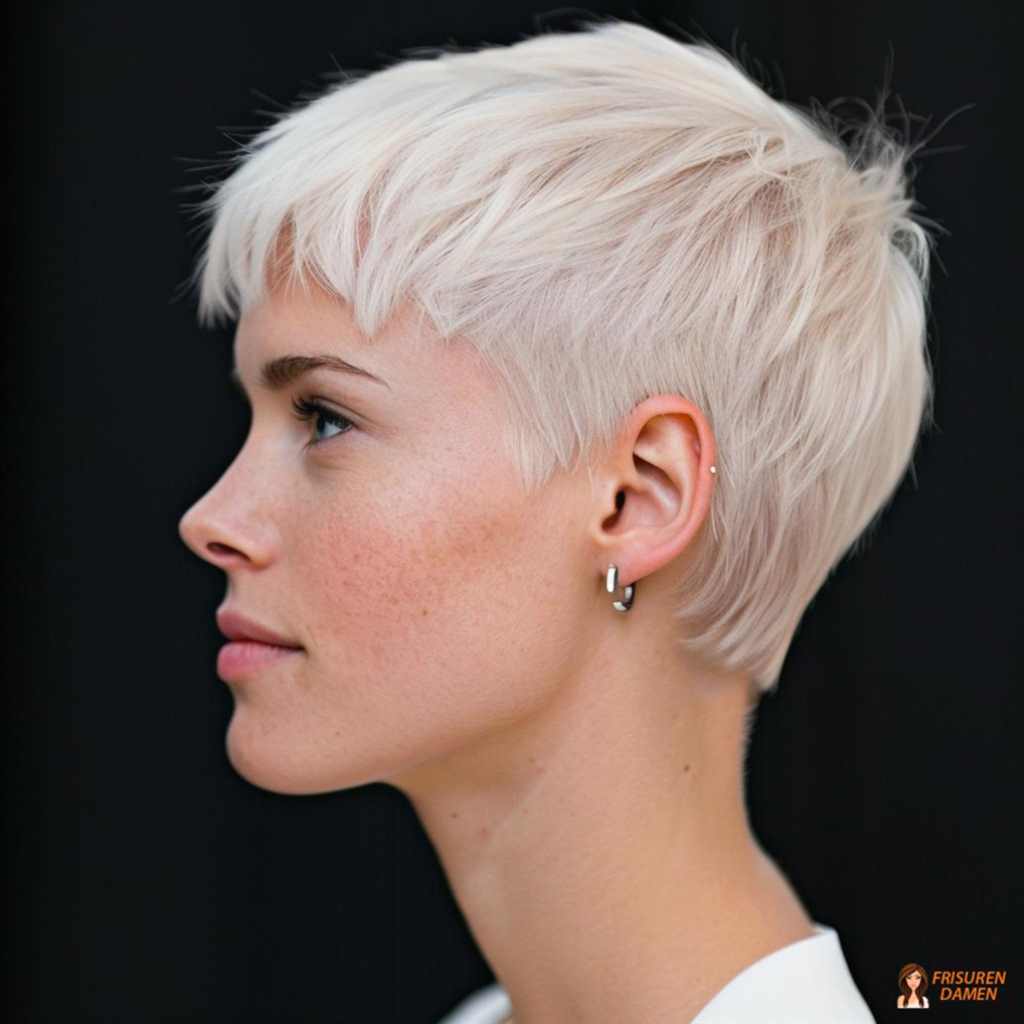 Eleganter Pixie Cut mit strukturierter Textur für Damen