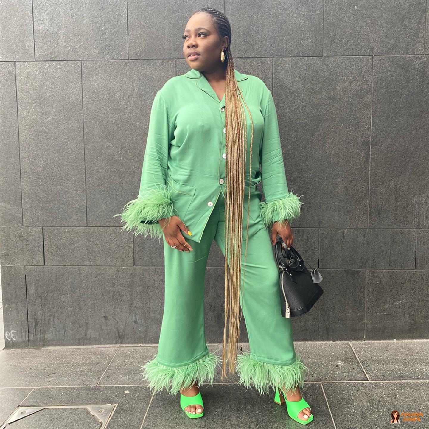 Extra lange Cornrows