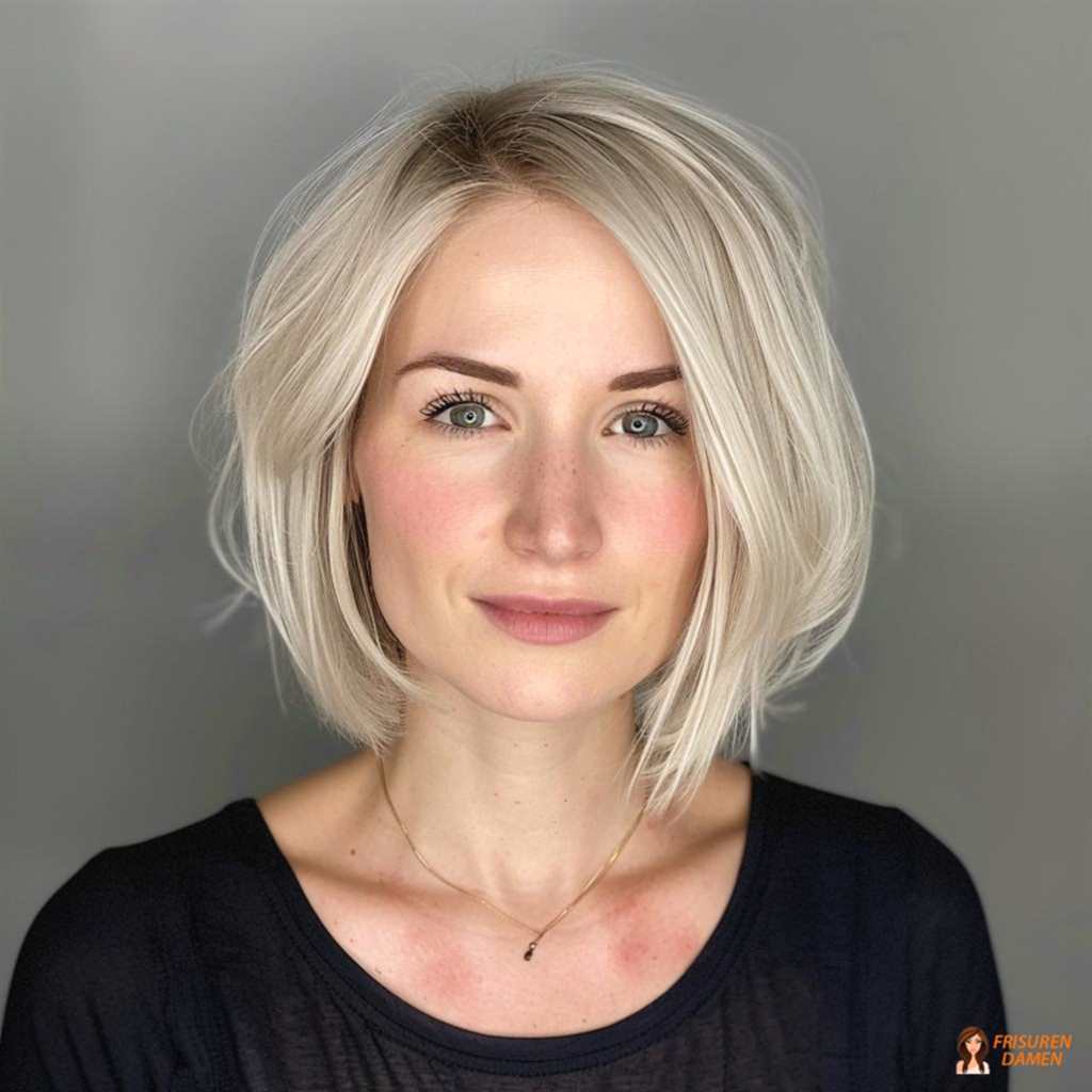 Gestufter Bob mit sanftem Schwung für Frauen ab 60