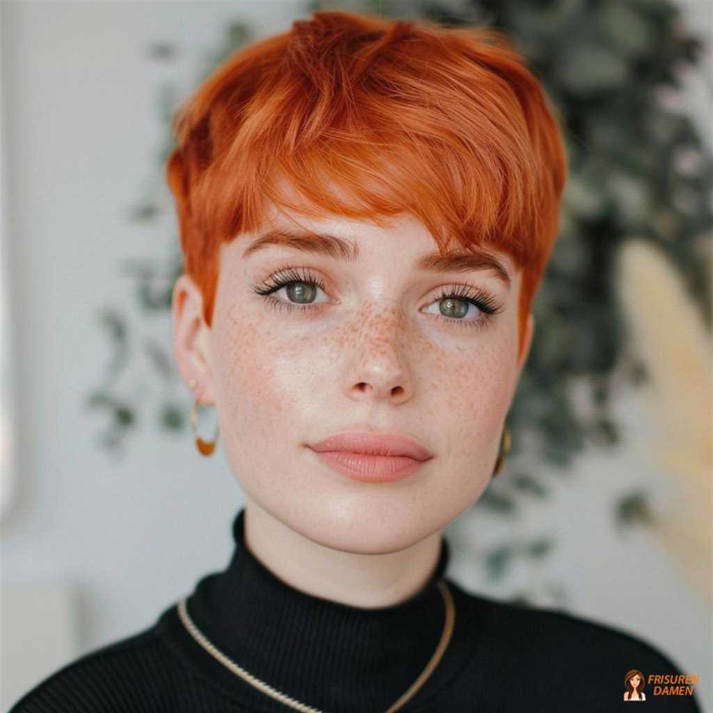 Pixie-Schnitt mit kurzem Pony und markanter Struktur