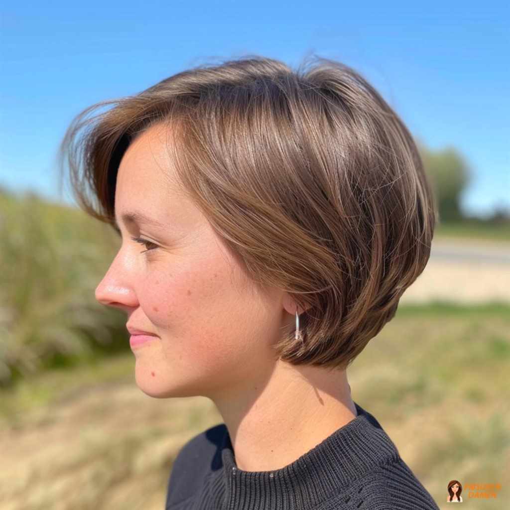 Trendiger Pixie Cut für Damen, stufig und stylisch