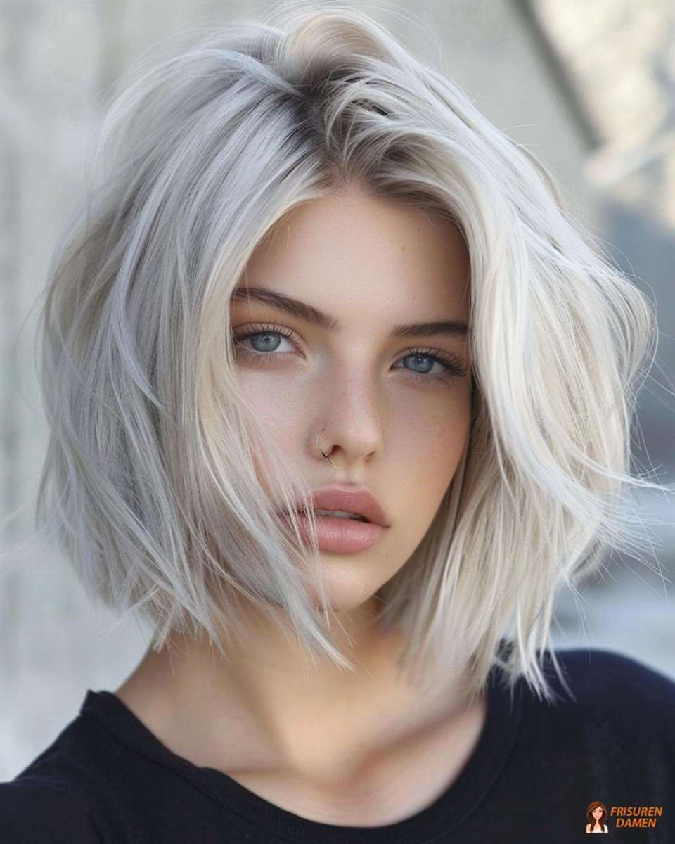 Frecher Bob für Frauen 2026 mit klarer Silhouette und modernem Finish