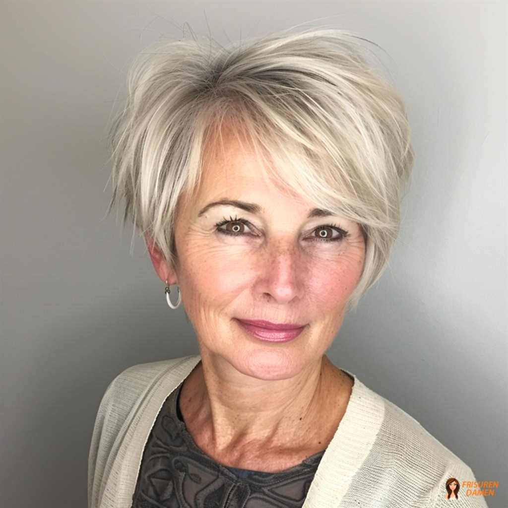 Frecher Pixie-Cut ab 60 – modern, leicht und elegant