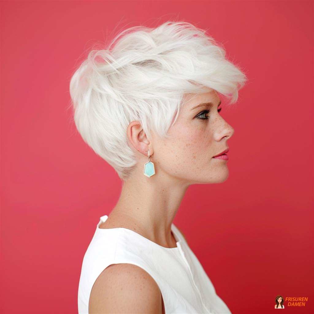 Frischer Undone-Pixie als lässiger Stil für Frauen ab 50