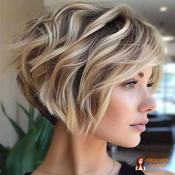 Frisuren für dünnes Haar mit Volumen und Struktur