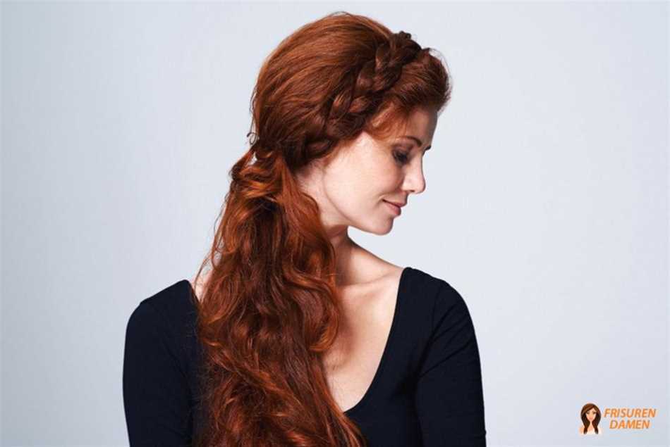 Geflochtenes Haarband – romantische Festivalfrisur