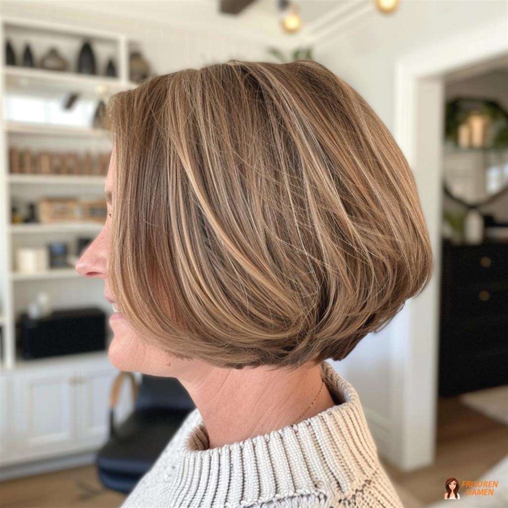 Gestufter Bubble Bob mit Highlights für mehr Tiefe und Struktur
