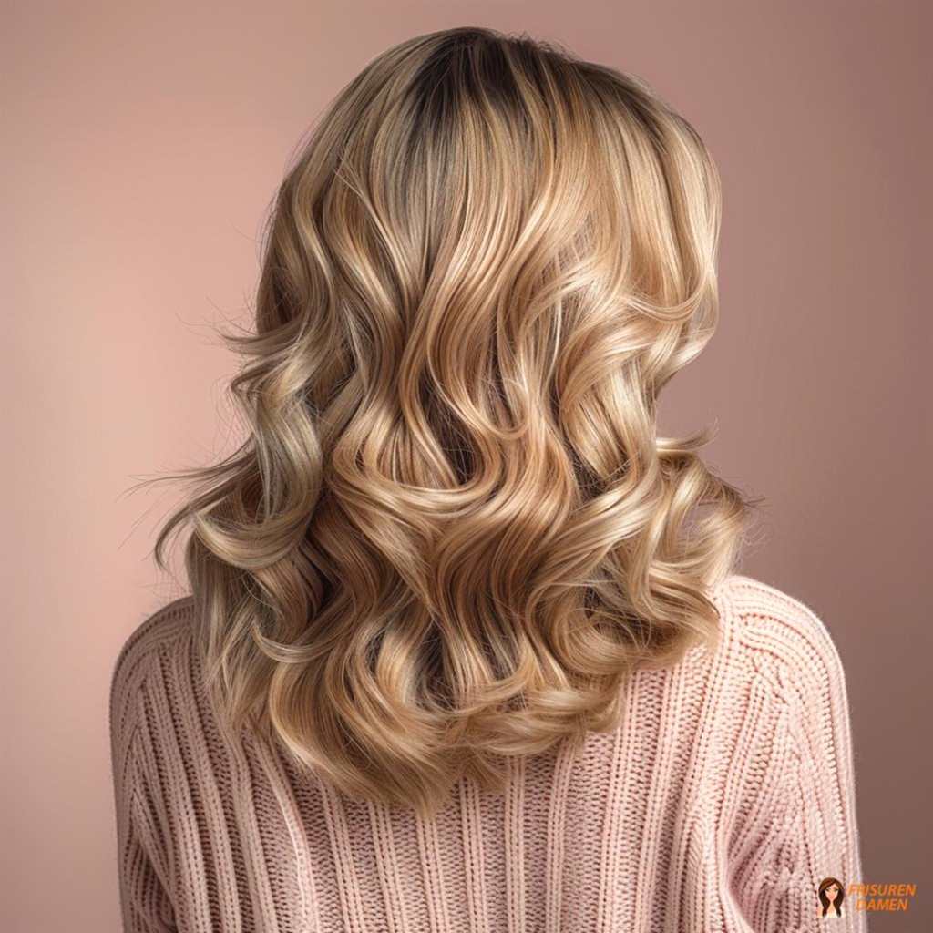 Glamouröse blonde Locken für Frauen ab 50