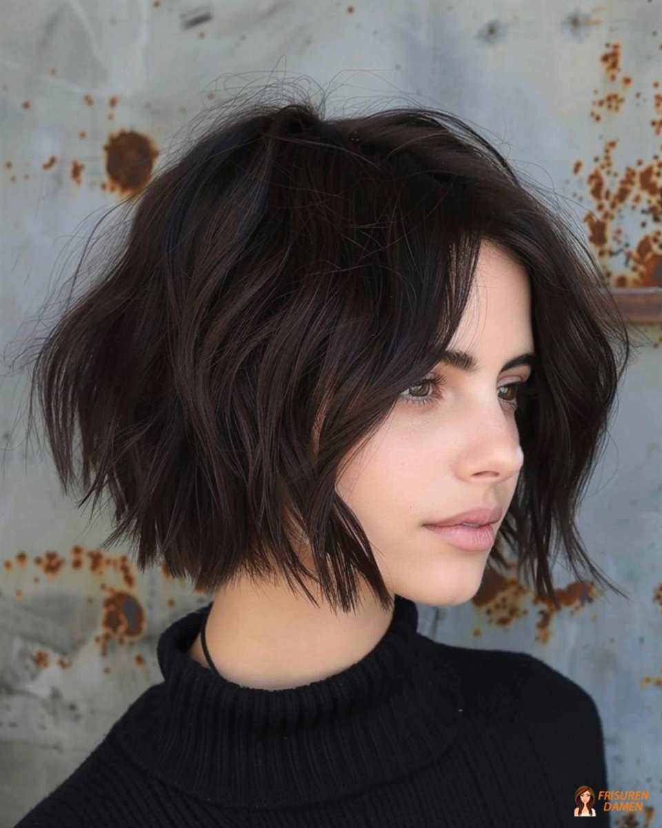 Glatter A-Linien-Bob für Frauen mit klarer Form und moderner Kontur