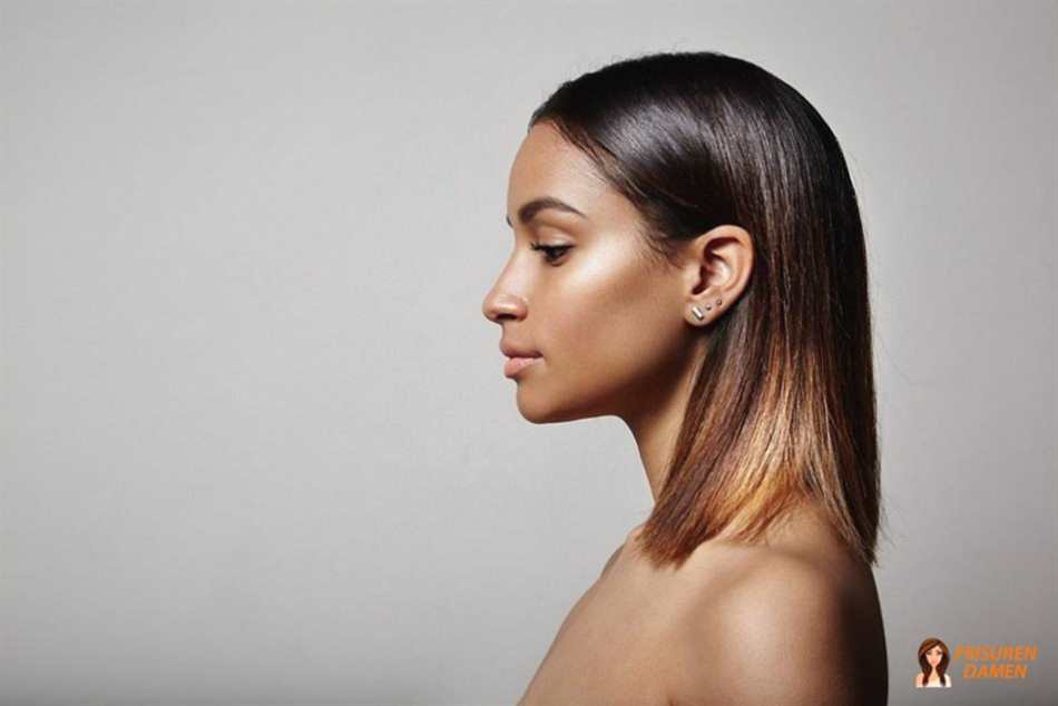 Einfache Frisuren für glattes Haar