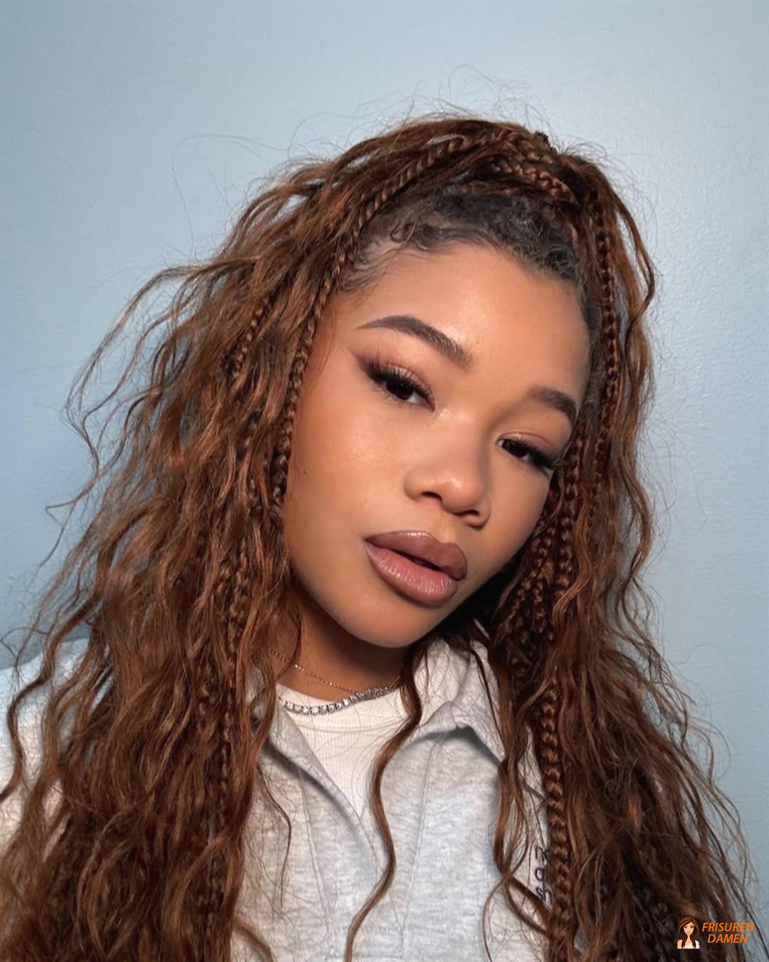 Goddess Braids mit weichem Volumen für Frauen