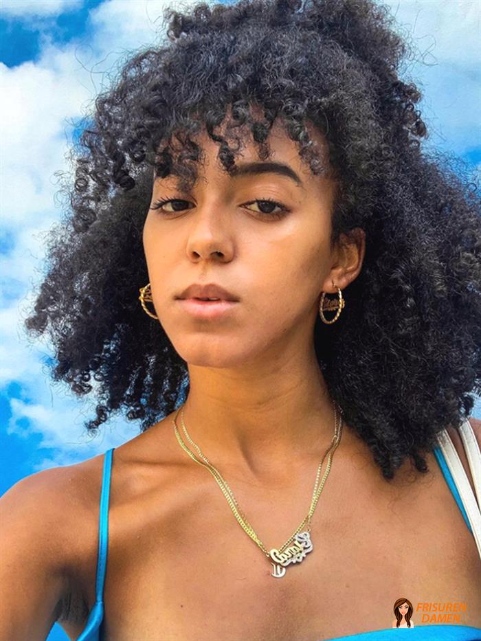 Halb hochgesteckter Shag