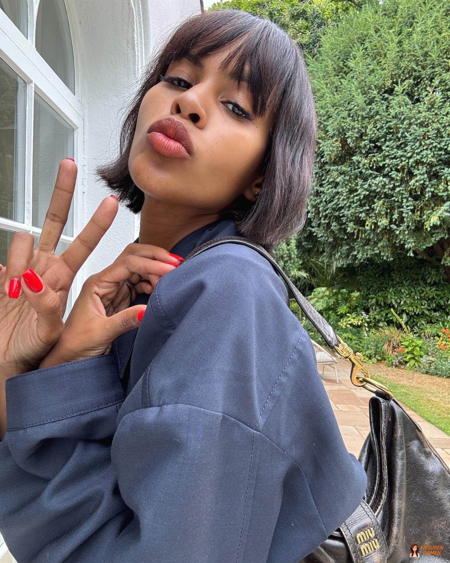 Herausgewachsener Bob