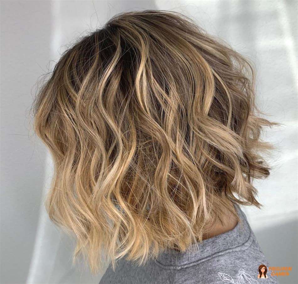 Highlights für braunes Haar