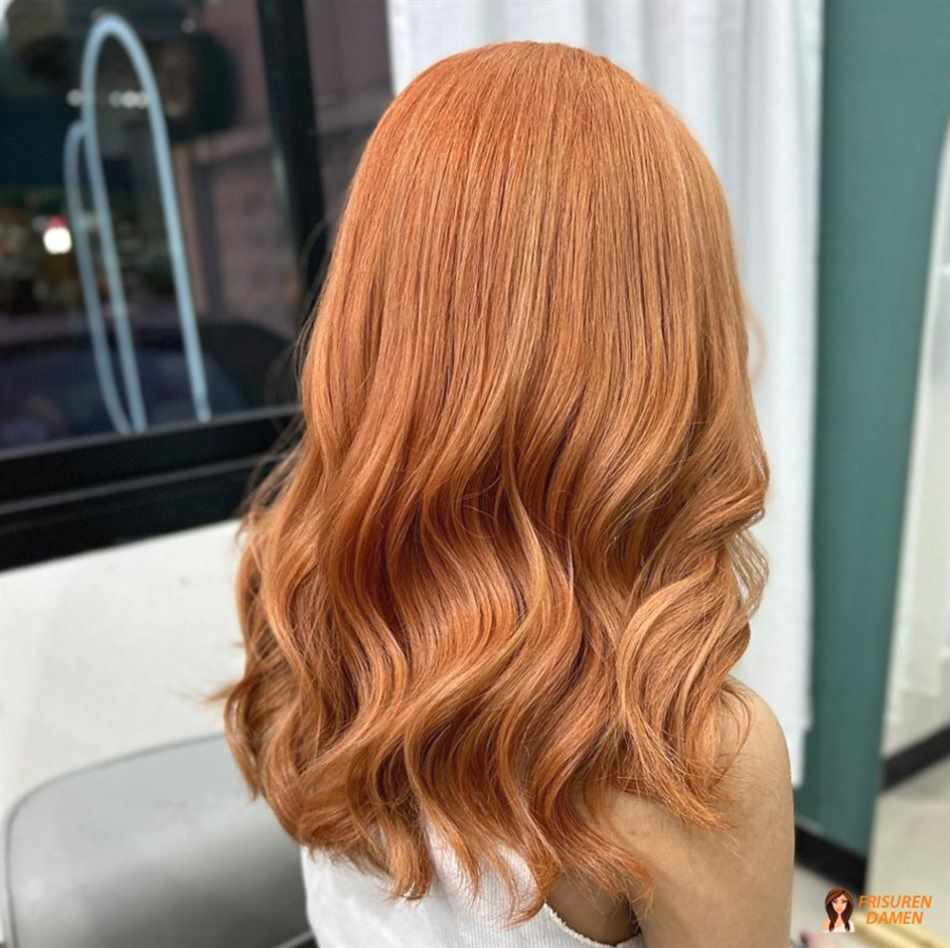 Highlights für rotes Haar