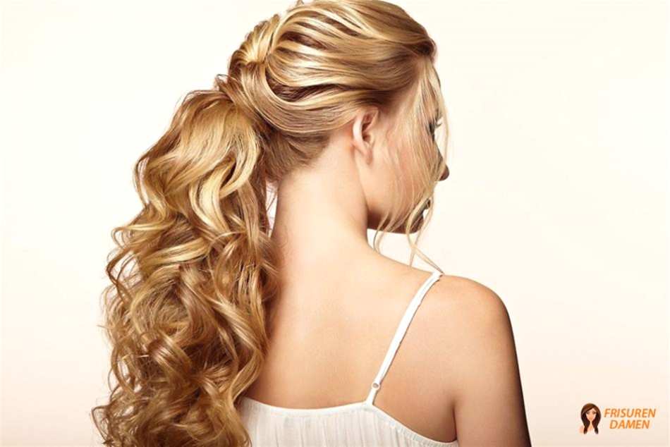 Hochzeits-Pferdeschwanzfrisuren